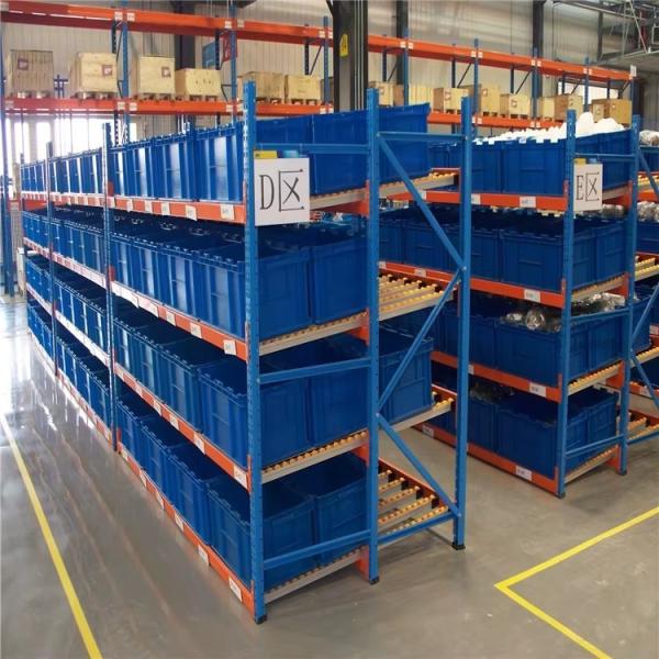 200–400kg/Lane Gravity Roller Racking , Gravity Flow Roller Rack For Fast Order Picking