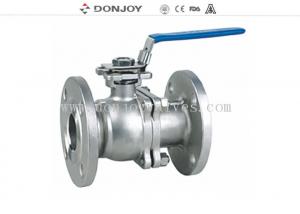 China CFM / CFM8 Stainless steel Sanitary Ball Valve , JIS ANSI 150BLS Flanged  Ball valve Manual Operation wholesale
