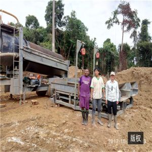 China alluvial gold trommel 400tph gold washing plant mining equipment wholesale