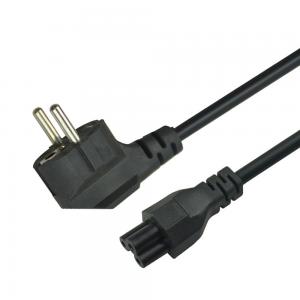 China CCC CE ROHS  Pc Power Extension Cable  Two Prong Power Cable 1mtr-2mtr on sale
