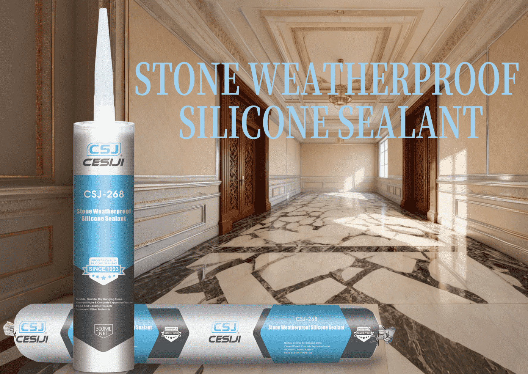 China Neutral Cure Stone-Specific Silicone Sealant with Custom Color &amp; Strong Weather Resistance wholesale