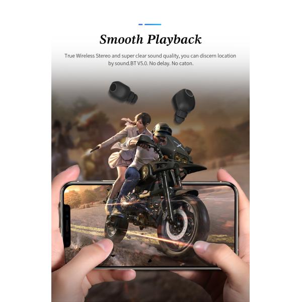 Amazon Top Seller 2019 HIFI Earbuds TWS Wireless earphones RX18 for Noise Cancelling