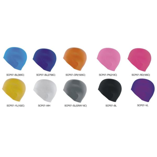 OEM ODM Waterproof Triathlon Swim Cap 3D Silicone Dome Cap