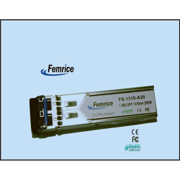 1.25Gbps FC 1310nm Single-mode Dual LC 20km SFP Module