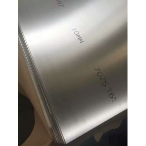 China Aeroplane T6 Aluminum Plate , A7075 Grade Bright Aluminum Square Plate wholesale