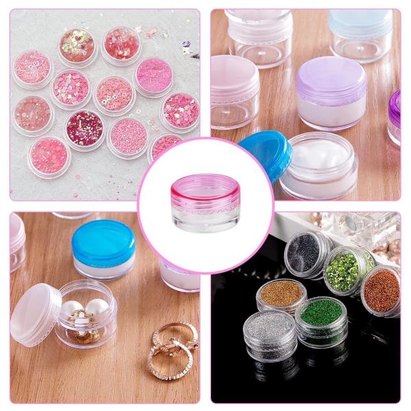 5 Grams Plastic Sample Jars Containers With Lids Leakproof