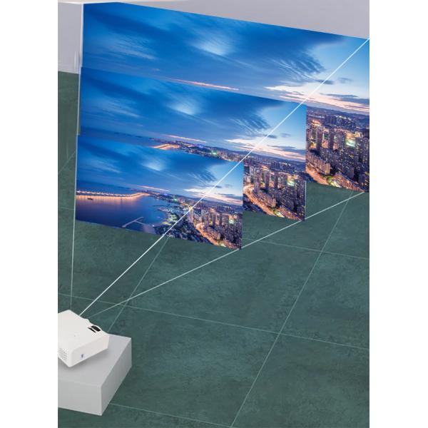 3.5mm Earphone Output Full HD 1080p Mini Projector 50000h Lifetime