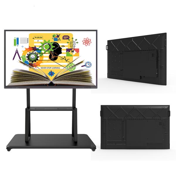 Large UHD Display Screen Interactive Panel For Classroom 20 Points 98 Inch