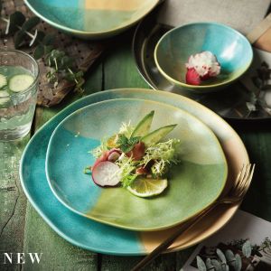 China Healthy Elegant 30cm Marble Ceramic Stoneware Dinnerware Sets wholesale