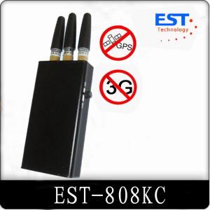 China High Power GPS Signal Jammer / mobile phone signal isolator 3 Antenna on sale