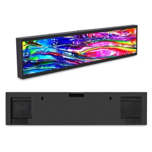 China Black 28in Stretched LCD Display 400cdm2 Stretched Bar Lcd wholesale
