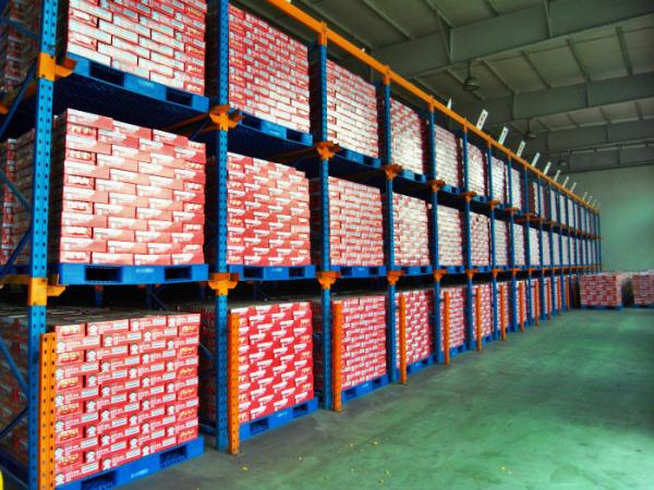 Quality Powder Coated Drive In Pallet Rack , Durable Steel Pallet Racking for sale