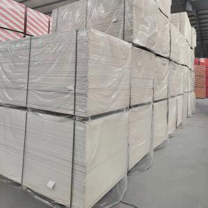 China Tapered Edge Gypsum Ceiling Board , Ivory Color Sheetrock Gypsum Panels wholesale