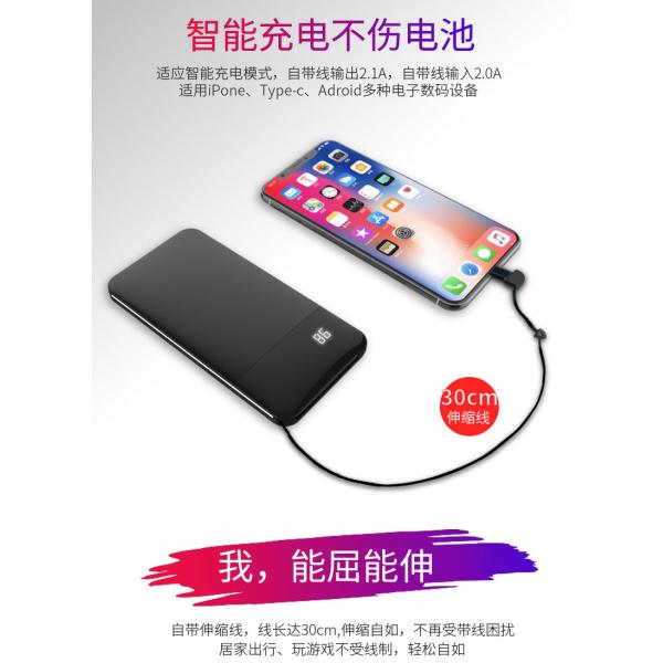High Transfer Efficiency Battery Power Bank Mobile Charger RoHS Certificated