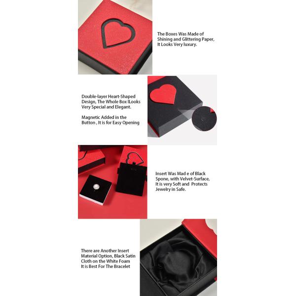 Custom Jewelry Packaging Box Engagement Ring Earring Gift Box