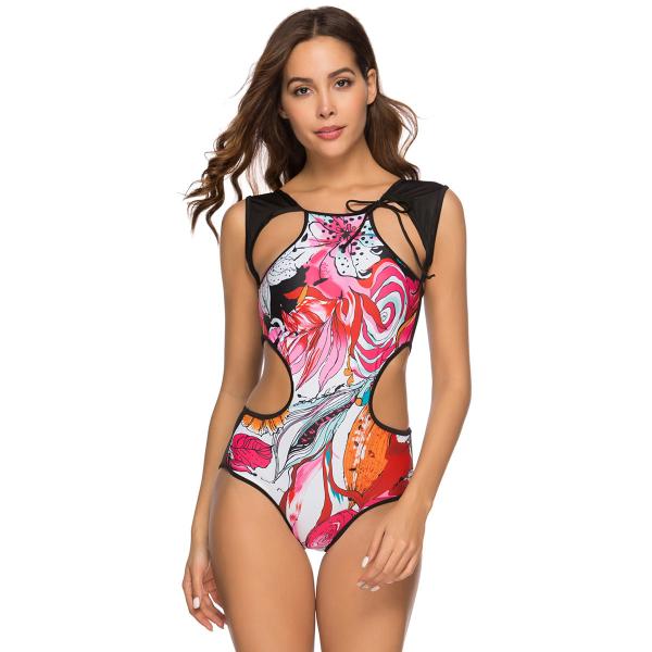 Women Sexy Printed Bikini Set Push-Up Padded Bow Swimwears Swimsuit Beachwear Sexy Women's Swimsuits Bather Swimwear