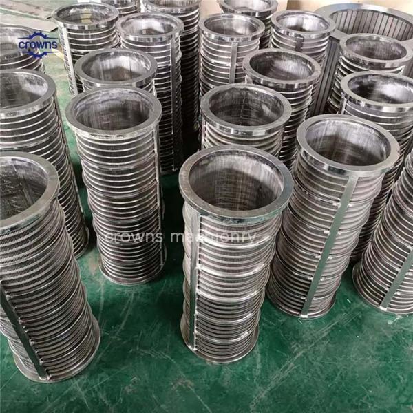 Screw Press Sludge dewatering filtration stainless steel 304 Wedge wire screen filter cylinders