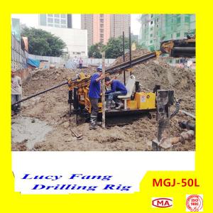 Russia Hot Multi-function MGJ-50L Crawler Mounted Earth Auger Drilling Rig for Foundation