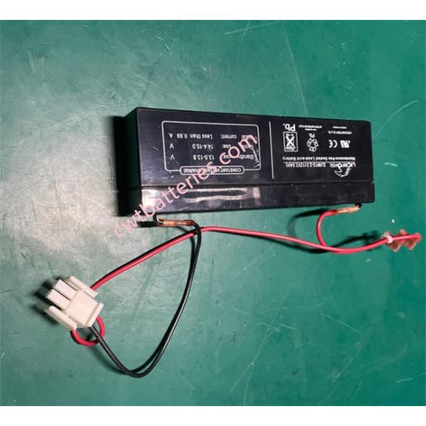 Mortara ELI250 LICHPOWER DJW12-2.3 12V 2.5AH ECG Battery Used Maintenance-free