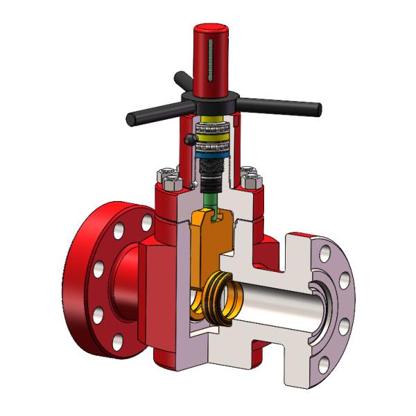 PR1 PR2 Flanged Mud Gate Valve Suitable For Drilling Fluid Manifold