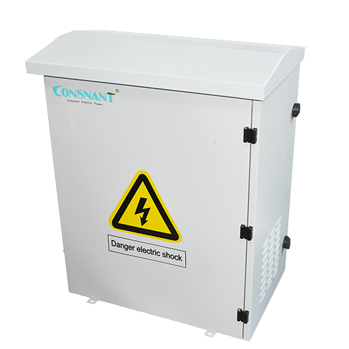 Industry Power Supply IP55 white Outdoor Cabinet Solar UPS System 50Hz 60Hz