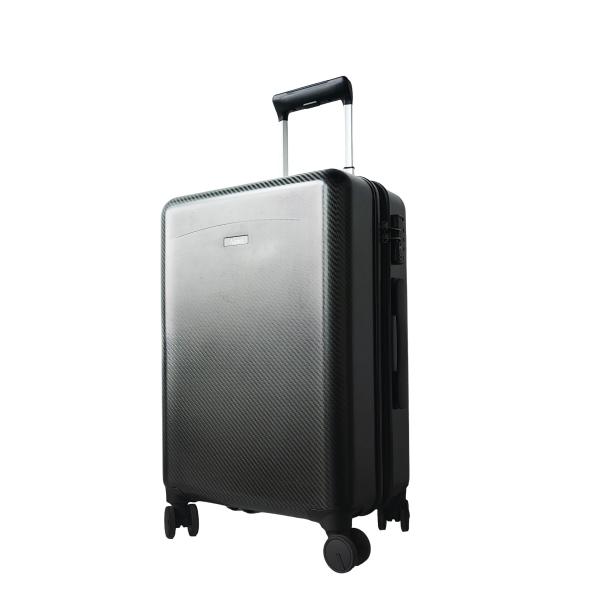 20 Inch One Piece Carbon Fiber Luggage Ultra Strong Suitcase 4 * 360 Spinner Wheels TSA Lock Lightweight Durable Carry