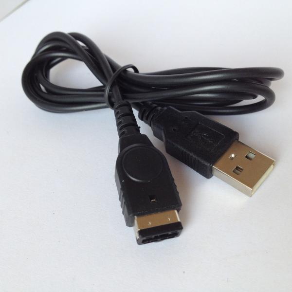 Lenght 1.2M black USB Data Charging Cable , GBA SP Charge Cable