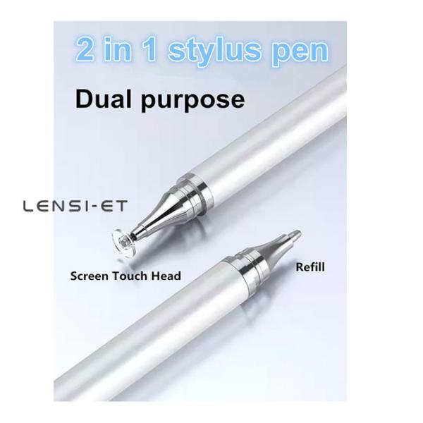 Colorful 2 In 1 Universal Stylus Pencil Promotion Touch Stylus Pen