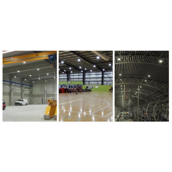 SMD3030 UFO 150 Watt LED High Bay Light , Warm White Bright Round High Bay LED Shop Lights