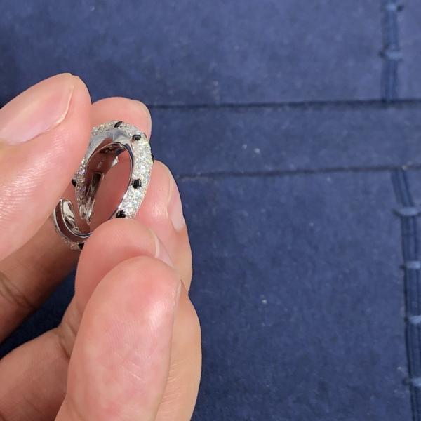 Car Tier High Quality 18K White Gold Ring Jewelry Natural Diamond Engagement Ring