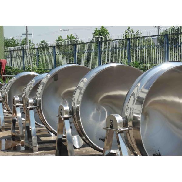 Planetary Stirring Industrial Steam Jacketed Kettle / Electric Heating Jacketed Kettle