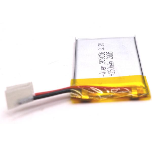 High Temperature 3.2V 250mAh LiFePO4 Battery Pack