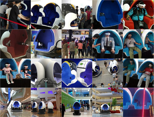 Dynamic Egg VR Egg Cinema 9D Movie Theater With Wonderful 9D cinema Moives