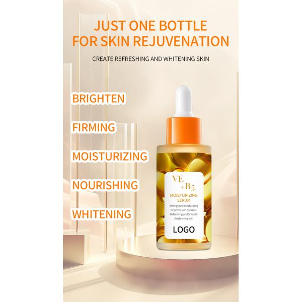 Collagen Organic Vitamin E+B5 Capsules Serum Anti Wrinkle Vitamin E Facial Serum