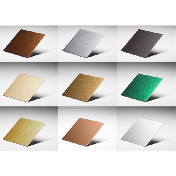 316 8K Mirror Golden Stainless Steel Sheet Plate Decorative Cold Rolled 1mm SS Sheet