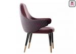 Solid Wooden Dining Chairs With DIVA Arm IW-145 For Five Star Hotel And Bar