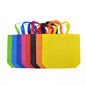 China Printed Non Woven Bag Supermarket Eco Reusable Shopping Tote Bag wholesale