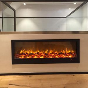 Buy cheap 70'' 180cm Realistic LED 3D Flame Charcoal Effect Built-in Electric Fireplace from wholesalers