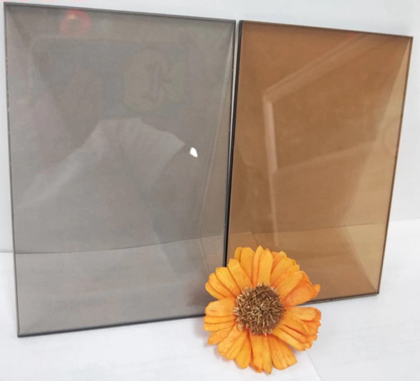 Building Tinted Tempered Glass Colored With Blue Brown Green Pink Etc