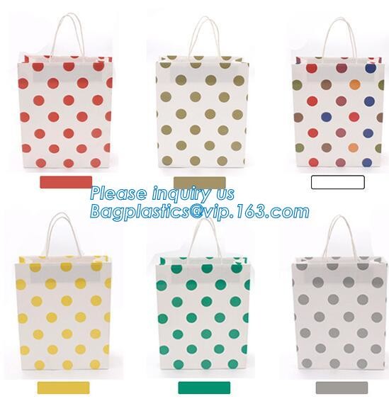 Customized made cheap paper twisted handles white kraft paper bags,wine paper bag with handle wholesale bagplastics pack