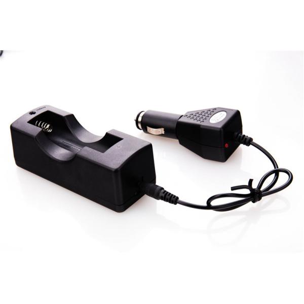 Constant Current 4.2 V Single Bay 18650 Charger , Led Flashlight Charger For Household