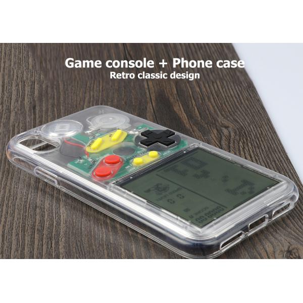 Silicone Gameboy Cell Phone Protective Covers TPU Shell IMD Boy Tetris Game For iPhone 7P/8P