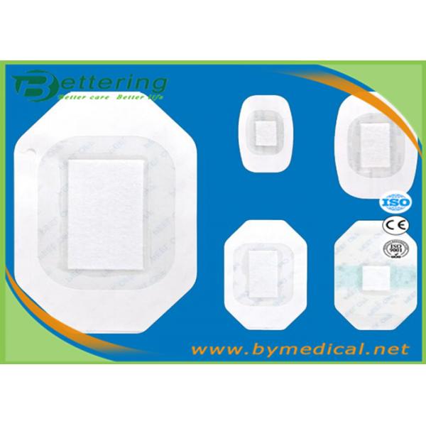 Medical Care PU Film IV Wound Dressing With Absorbent Pad And CCK Paper Frame