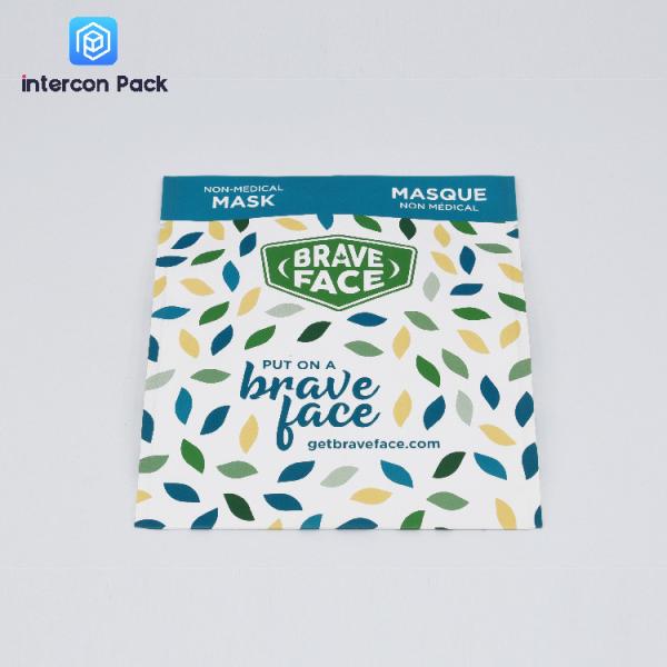 Three Side Sealing Stone Paper Bag Custom Size 5x8cm Eco Friendly Packaging Bag