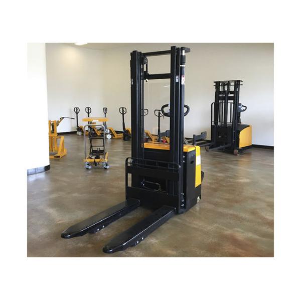 Double Lift Cylinder High Lift Pallet Stacker 3500mm Lifting Height Safe Operation