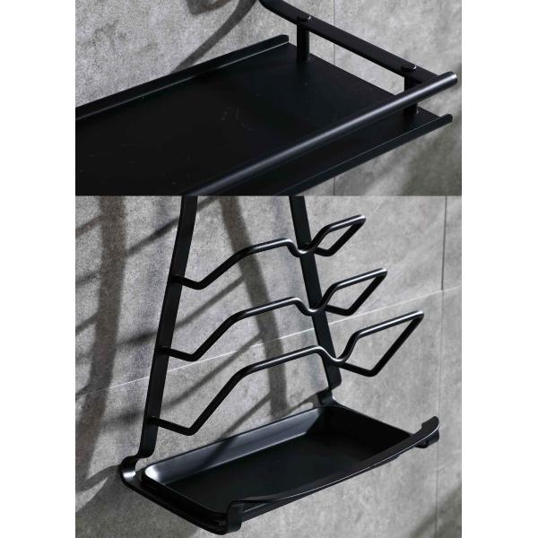 Multipurpose Wall Mounted Kitchen Shelf SUS304 Stainless Steel Material