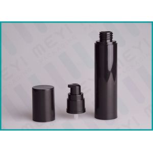 China 50ml Black PP Double Layers Airless Pump Container wholesale