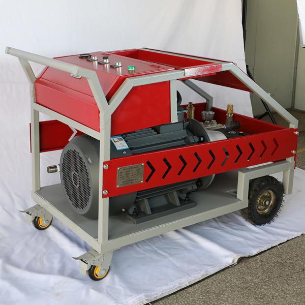 Heat Exchanger High Pressure Tube Cleaning Equipment High Pressure Washer 500 Bar