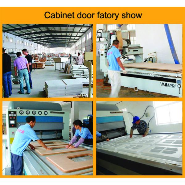 Wood Grain MDF Replacement Kitchen Unit Doors And Drawer Fronts For Home Kitchen