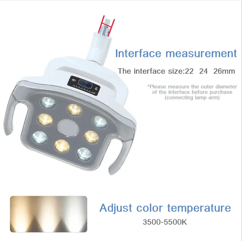 Dental Surgery LED Light Oral Operation LED Lamp With Touch Screen Cold Light Shadowless Lamp for Dental Chair